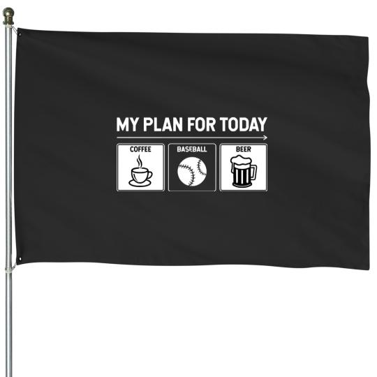 Discover My Plain Today My Plain for Today Baseball House Flags