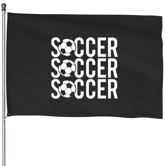 Discover Soccer Soccer Soccer House Flags