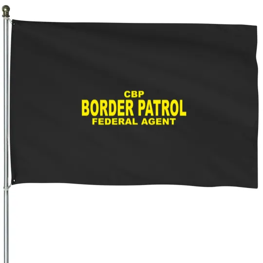 Discover cbp us border patrol federal representative costume House Flags