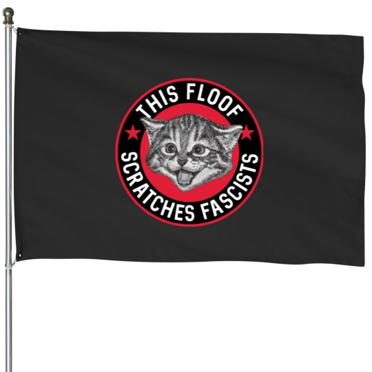 Discover Antifa Kitten House Flags