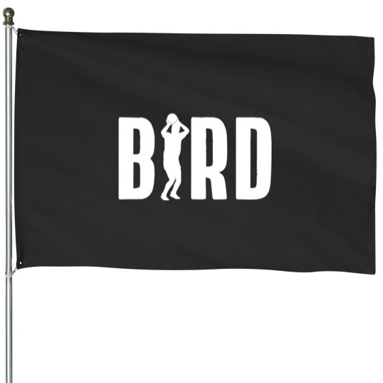 Discover Birdwhite print House Flags