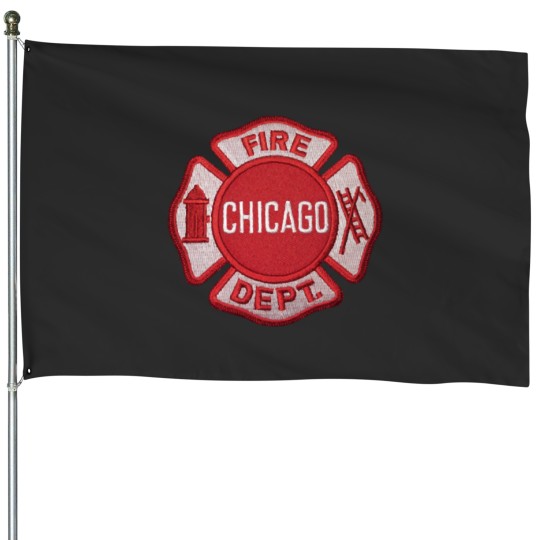 Discover CFD Chicago Firee Department House Flags