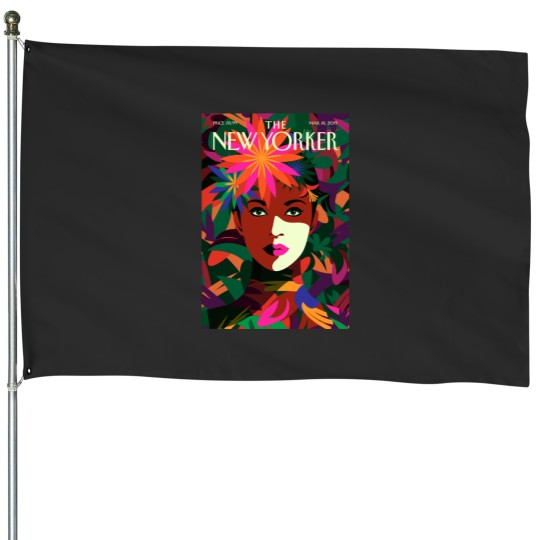 Discover Woman Dancer Art Poster House Flags
