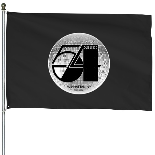 Discover Studio 54 - Disco Ball - Side House Flags