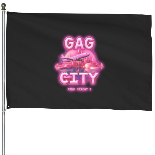 Discover pink friday 2 gag city House Flags