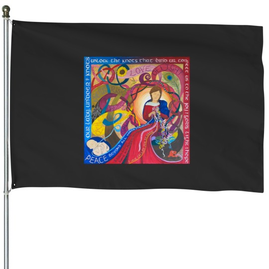 Discover Our Lady, Undoer of Knots House Flags