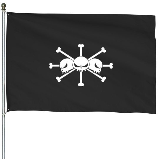Discover Blackbeard Pirates Jolly Roger House Flags