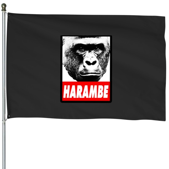 Discover Harambe House Flags