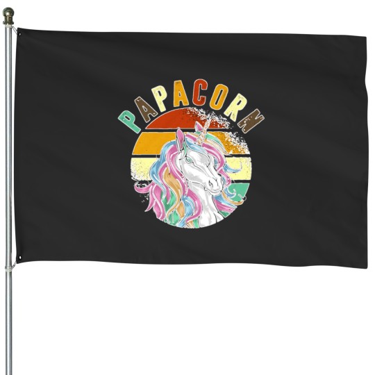 Discover Papacorn T-Shirt - Vintage Tshirt House Flags