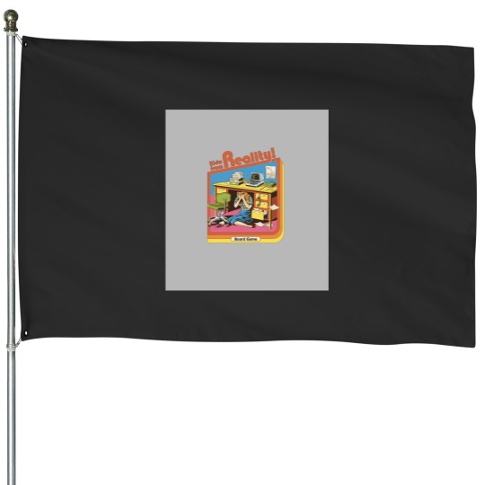 Discover Hide From Reality House Flags