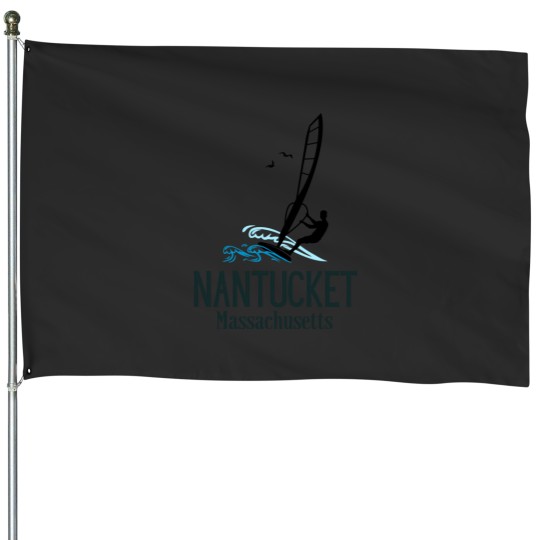 Discover Nantucket Wind Surfing House Flags