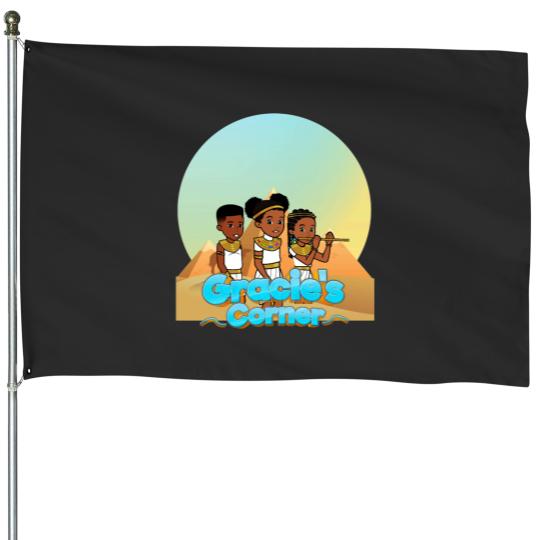 Discover Gracies Corner Phonics Kids Merch House Flags