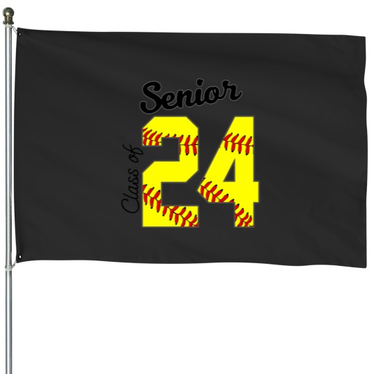 Discover of Senior Class of 2024 High School Graduates Softball House Flags