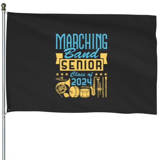 Discover Marching Band Senior Class of 2024 House Flags