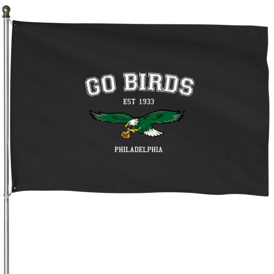 Discover Go Birds Vintage Style House Flags