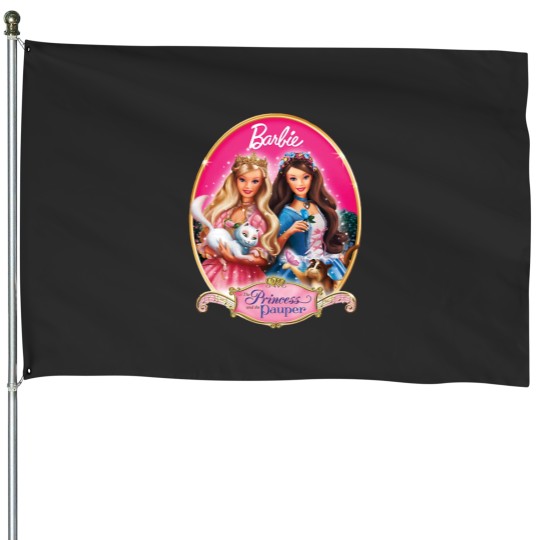 Discover Barbies Princess and the Pauper Movie(1) House Flags