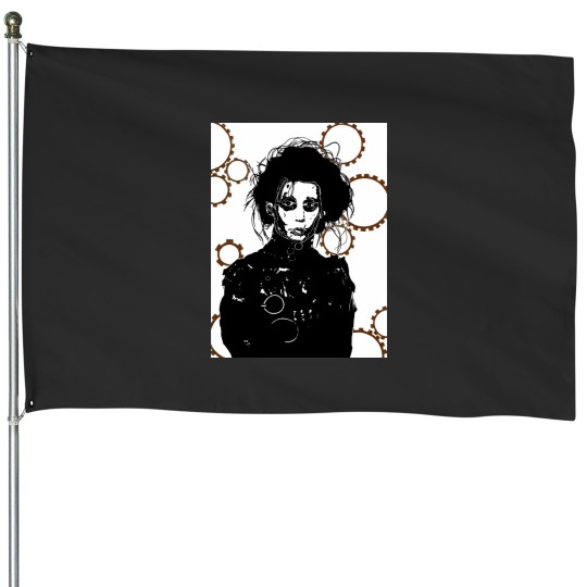 Discover Edward Scissorhands House Flags