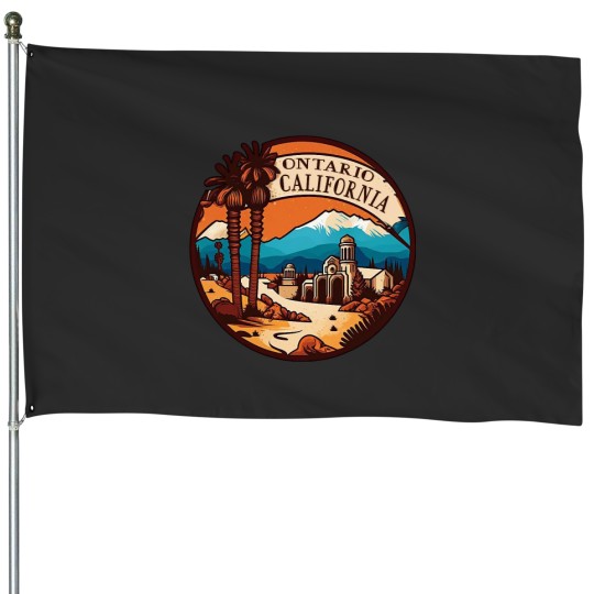 Discover Ontario Calif0rnia House Flags