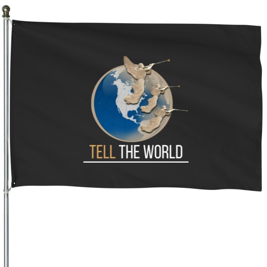 Discover Seventh-Day Adventist Three Angels Message [ Tell the World,Ellen g White ] House Flags