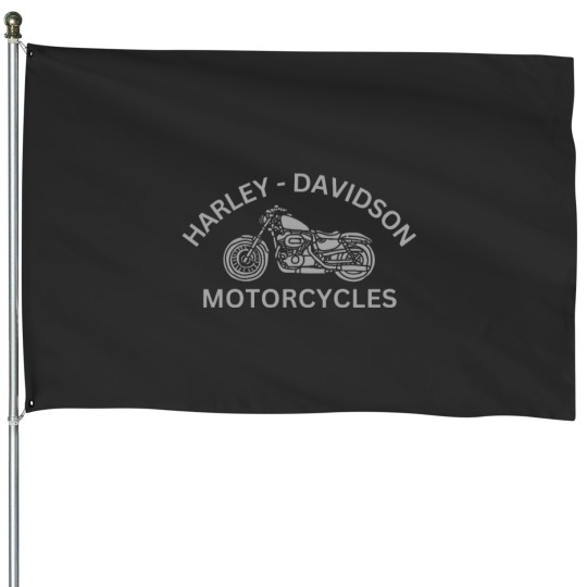 Discover Harley-Logo House Flags