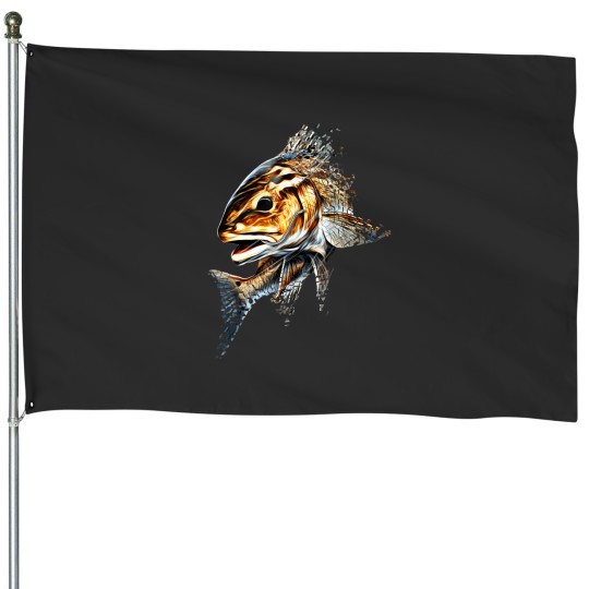 Discover redfish fishing gear for , redfish House Flags