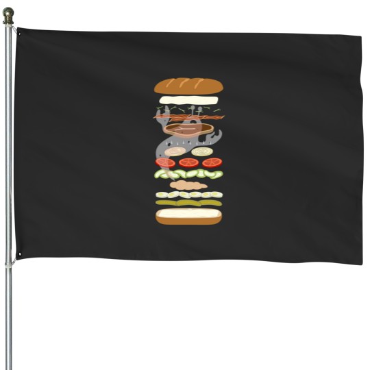 Discover Time Sandwich House Flags