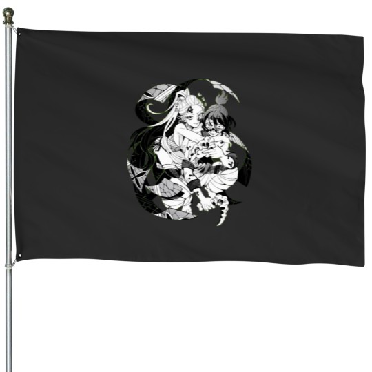 Discover Gyutaro and Daki - Demon Slayers House Flags