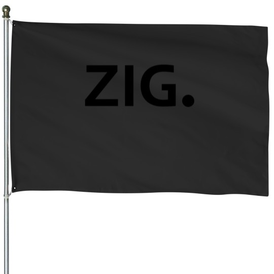 Discover ZIG. Sticker House Flags