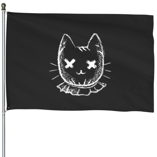 Discover Our flag means death - Cats are scary House Flags