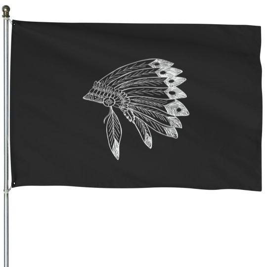 Discover Headdress Native American Indian Roots Art Indigenous People House Flags