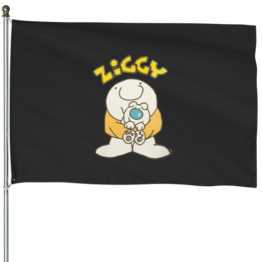 Discover Ziggy Cartoon House Flags