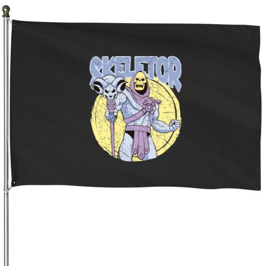 Discover Skeletor House Flags