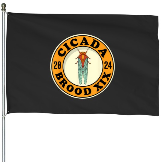 Discover cicada brood xix 2024 t House Flags