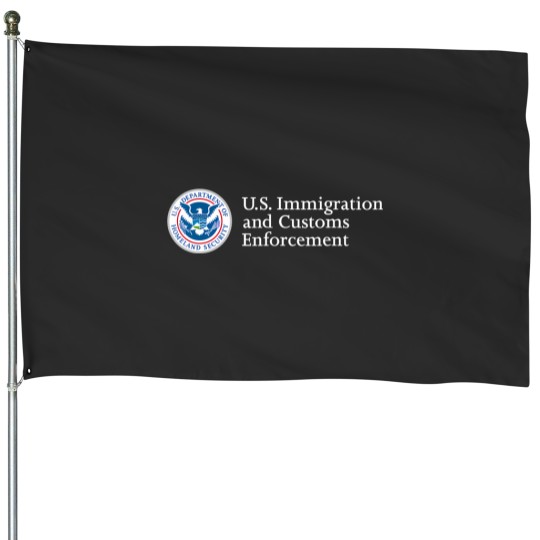 Discover immigration and customs enforcet ice homeland security House Flags