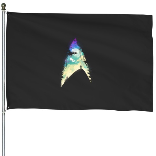 Discover Star The Final Frontier House Flags