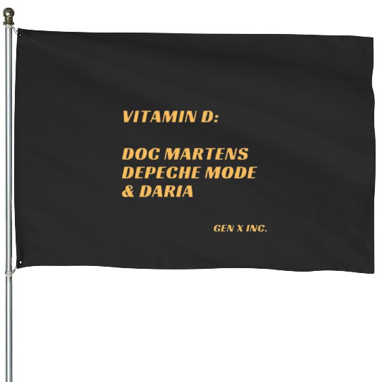 Discover Vitamin D for Gen X House Flags