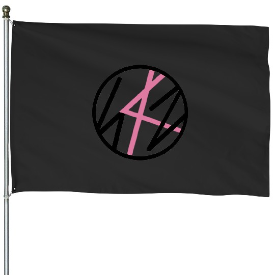 Discover Stray Kids SKZ Logo MAXIDENT pink ver House Flags