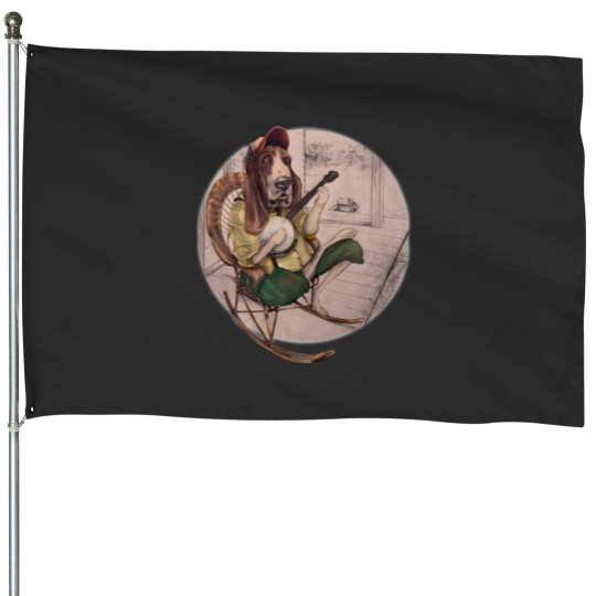 Discover Bluegrass dog Beautiful. House Flags