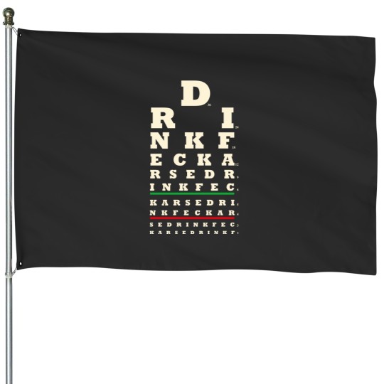 Discover Eye Test House Flags