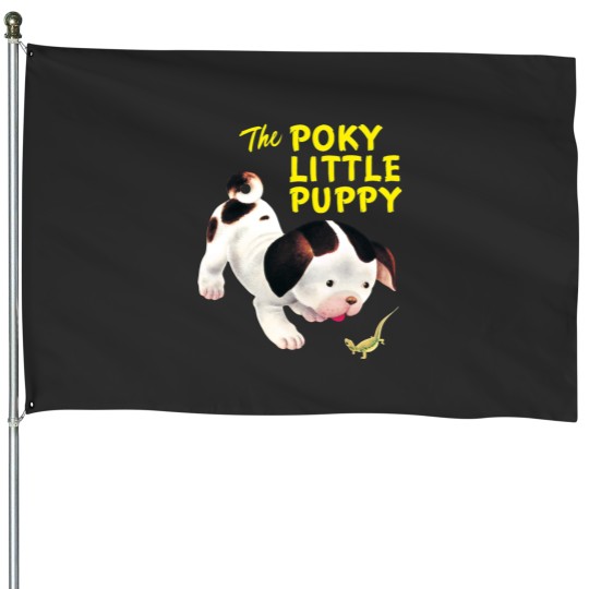Discover Poky Little Puppy little golden book  illustration Gumby and pokey House Flags