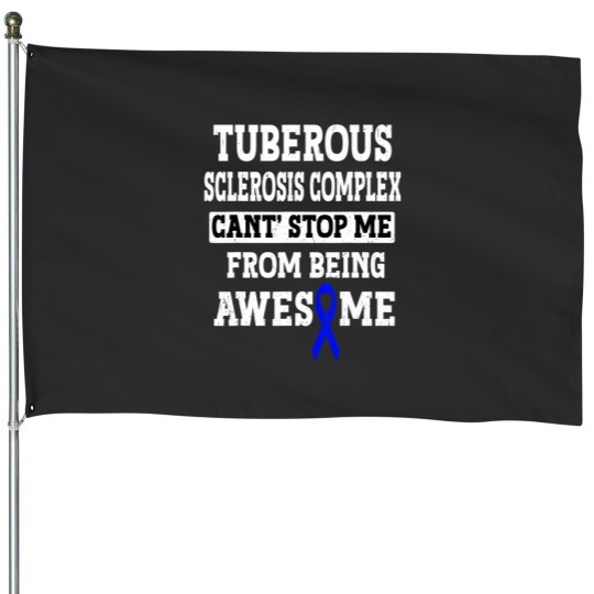 Discover tuberous sclerosis complex tsc awareness cute ribbon House Flags