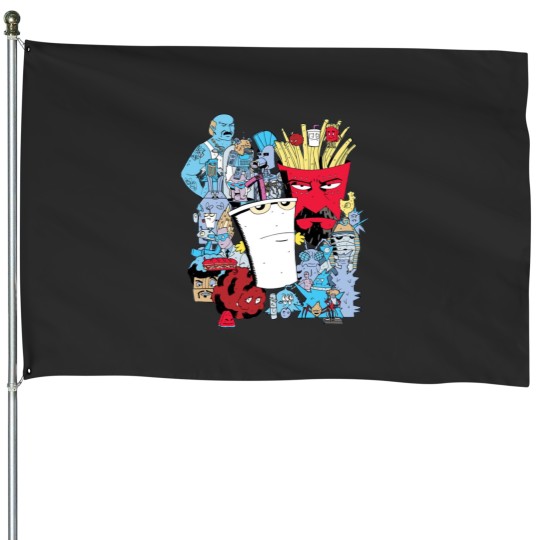 Discover Aqua Teen Hunger Forc e House Flags