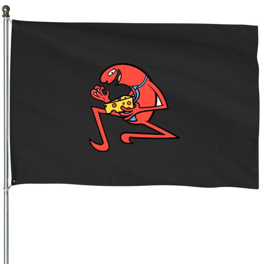 Discover Alan Smiling Friends Adult Animation TV Series Character House Flags