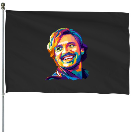 Discover Pedro Pascal Wpap Pop Art House Flags
