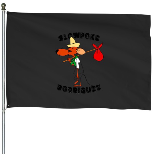 Discover funny slowpoke rodriguez cartoon House Flags
