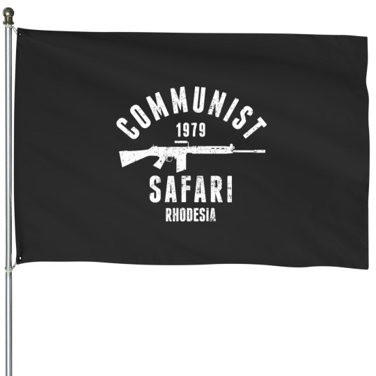 Discover communist safari 1979 rhodesia light infantry t House Flags
