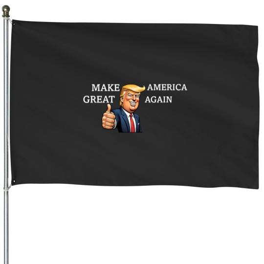 Discover MAGA - make americaa great again I House Flags