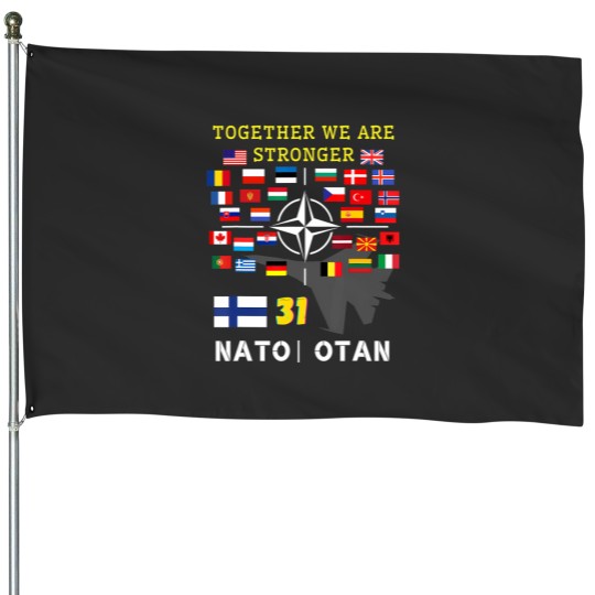 Discover nato otan welcome finland together we are stronger House Flags