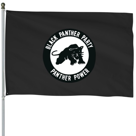 Discover Black Pantherr Party - pantherr power House Flags
