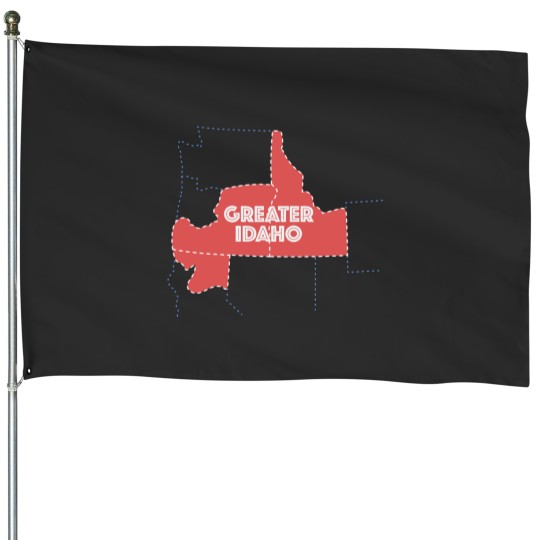 Discover Greater Idaho Sticker Map - Anti Woke - Funny Conservative House Flags